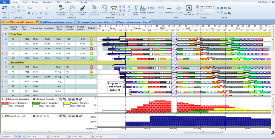 screenshot of Asta Powerproject